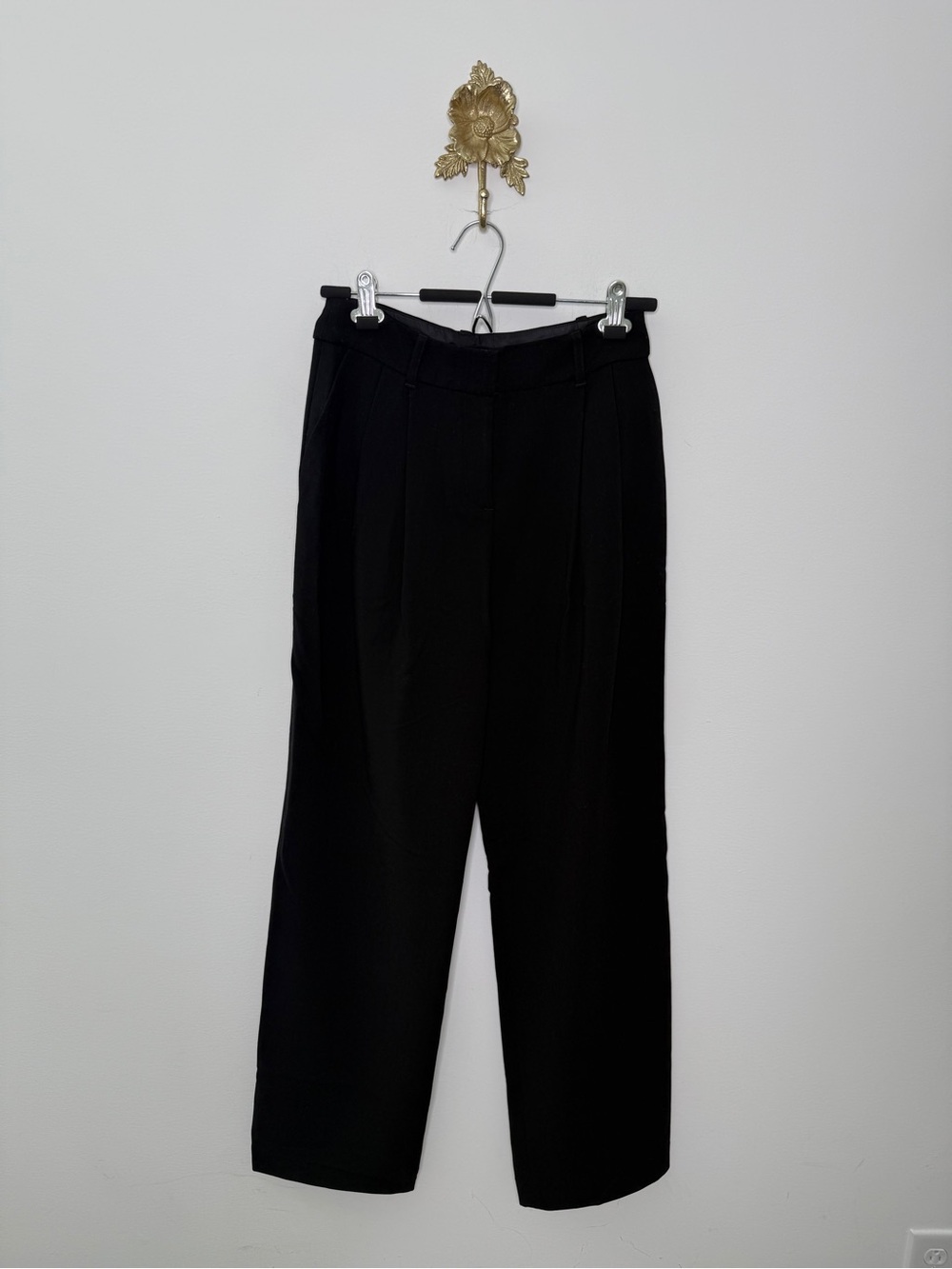 L'Academie The High Waist Pleated Trouser XS
